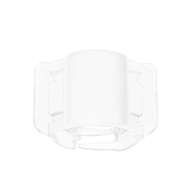 Linziclip, пряжка миди матового белого цвета
Linziclip, пряжка миди матового белого цвета