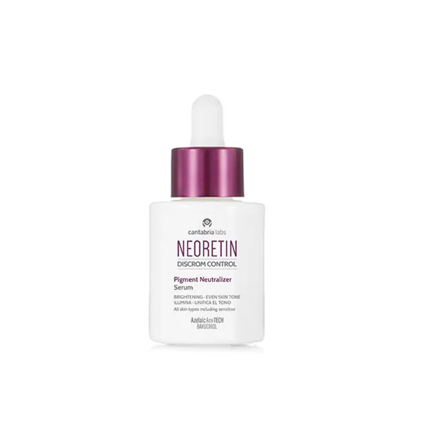 Объединяющая и осветляющая сыворотка Pigment Neutralizer Neoretin Discrom, 30 ml
Объединяющая и осветляющая сыворотка Pigment Neutralizer Neoretin Discrom, 30 ml