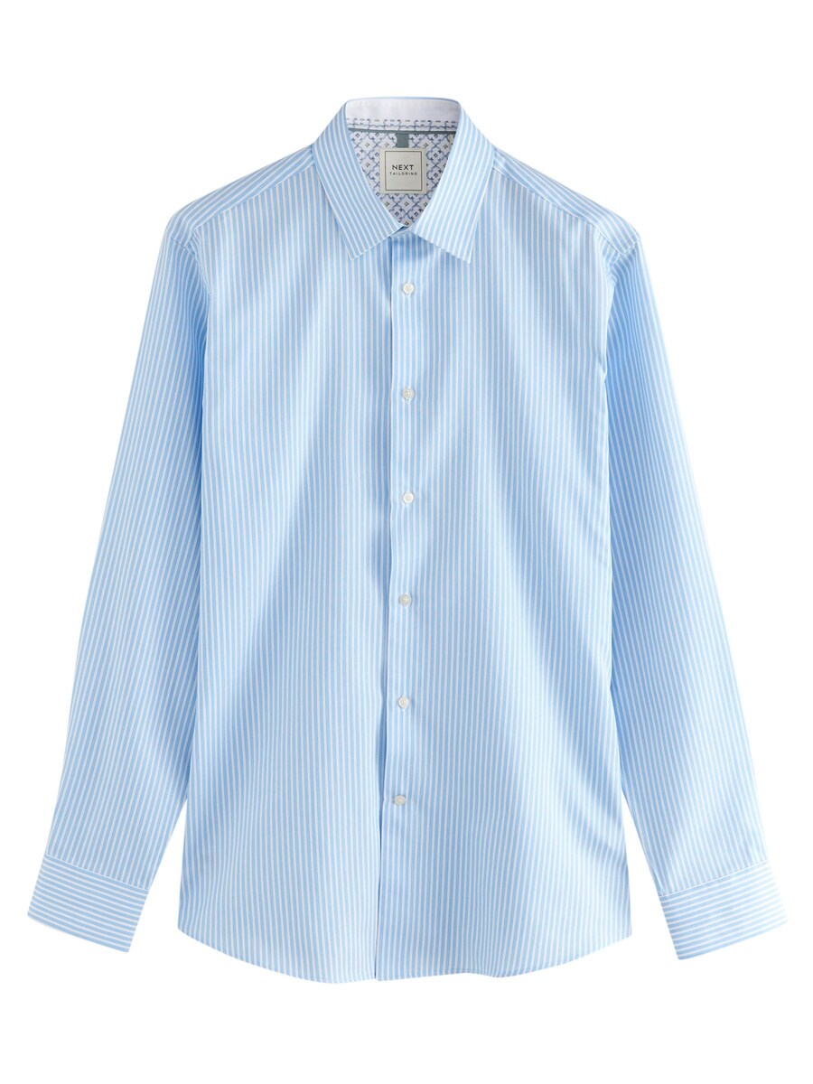 Рубашка Slim Fit на пуговицах Next, светло-синий
Рубашка Slim Fit на пуговицах Next, светло-синий