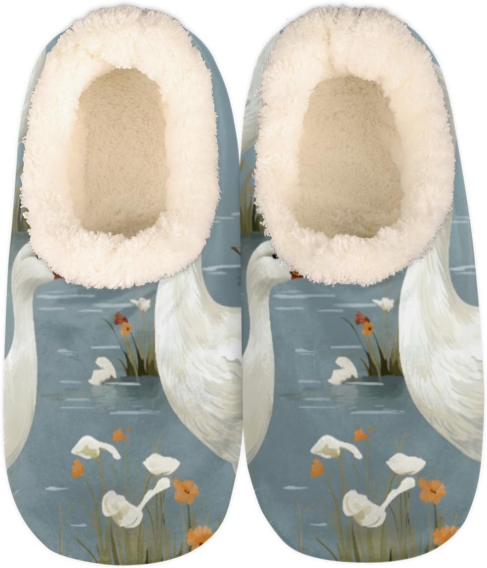 Домашние тапочки Pardick Fuzzy для женщин и мужчин, утиные тапочки с противоскользящей подошвой, с флисовой подкладкой, для дома и спальни, белые теплые тапочки с утками
Домашние тапочки Pardick Fuzzy для женщин и мужчин, утиные тапочки с противоскользящей подошвой, с флисовой подкладкой, для дома и спальни, белые теплые тапочки с утками