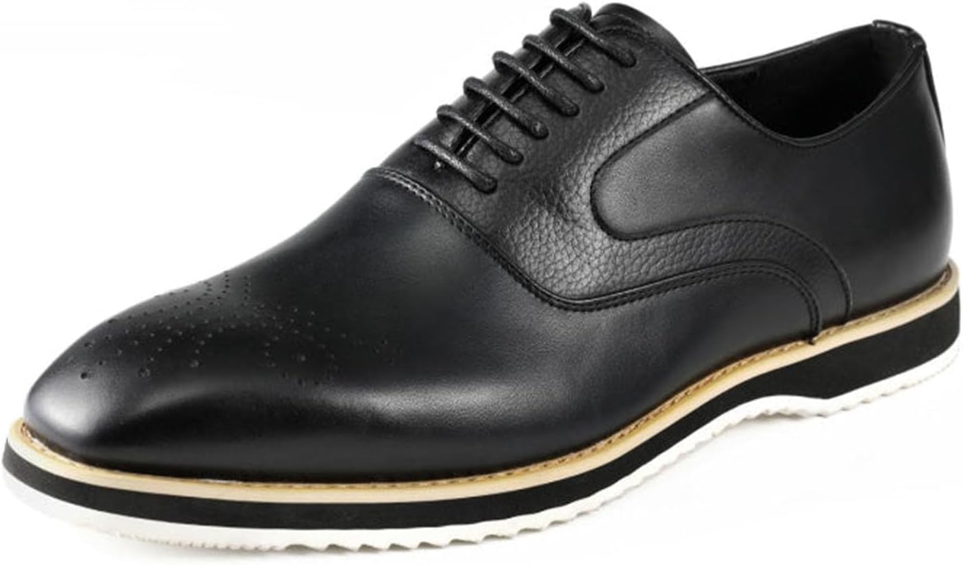 Мужские оксфорды Amali с текстурированным носком, мужские оксфорды из высококачественной искусственной кожи, универсальная официальная обувь для любого случая, черный
Мужские оксфорды Amali с текстурированным носком, мужские оксфорды из высококачественной искусственной кожи, универсальная официальная обувь для любого случая, черный