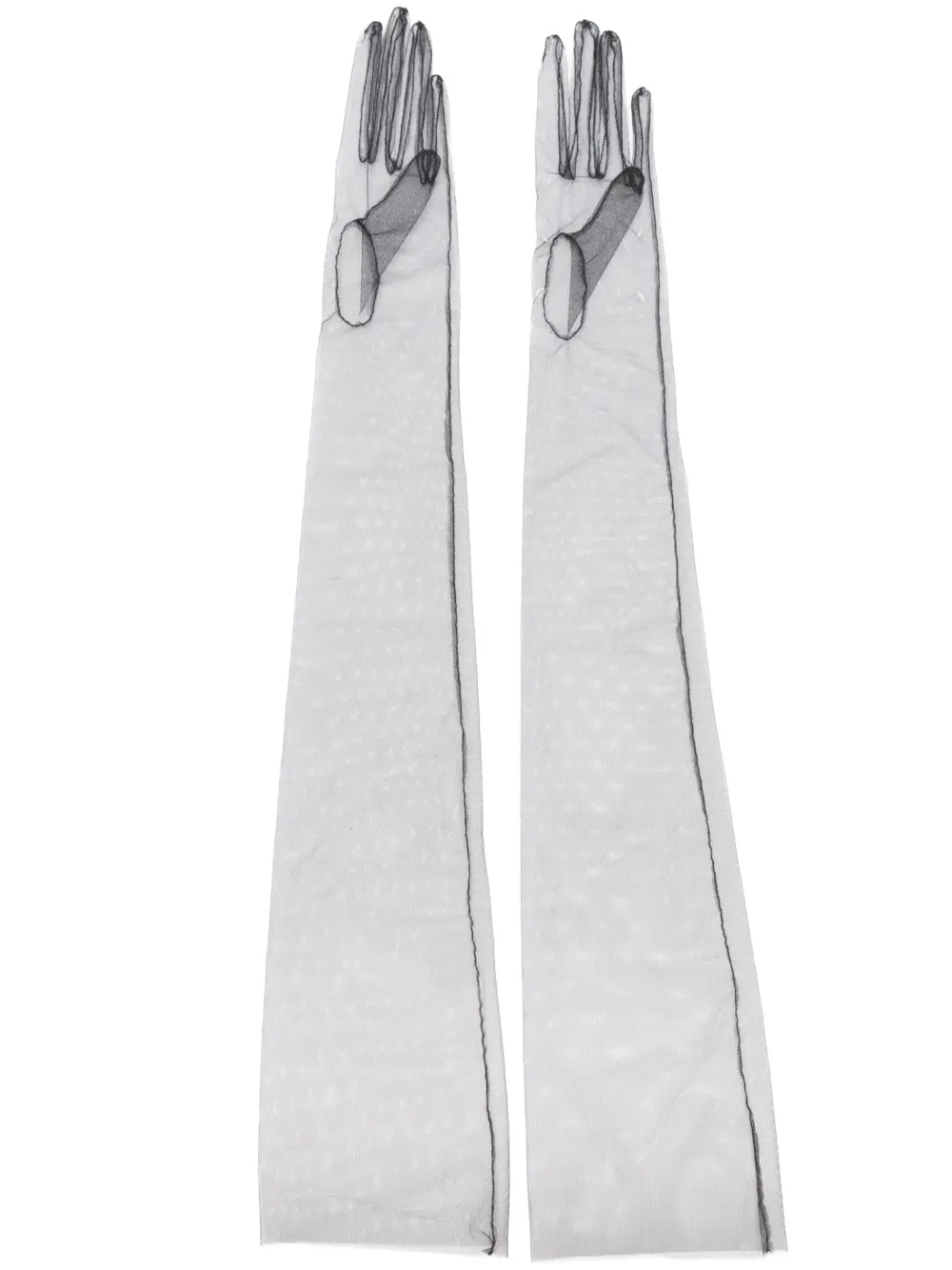 Длинные перчатки из тюля MAISON MARGIELA, черный
Длинные перчатки из тюля MAISON MARGIELA, черный