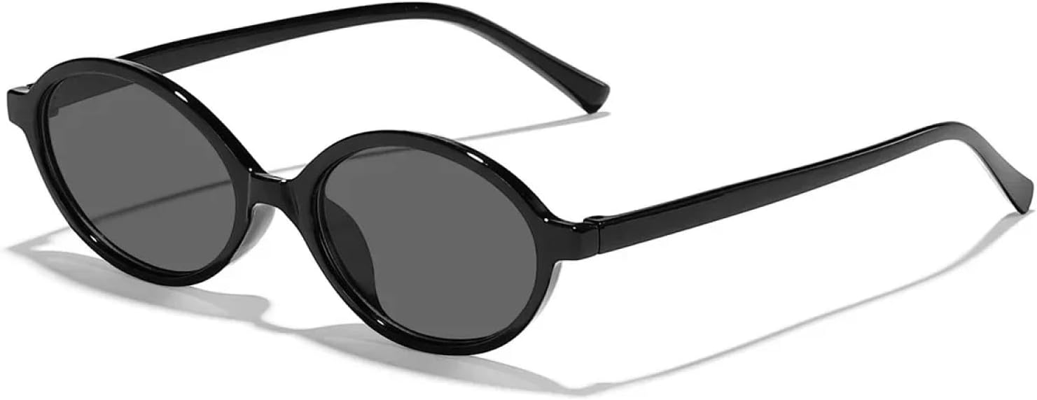 Солнцезащитные очки с защитой от УФ-излучения UV400 | Маленькая овальная оправа | Для женщин и мужчин | Для занятий спортом на открытом воздухе и вождения DSVIGF, Black Gray
Солнцезащитные очки с защитой от УФ-излучения UV400 | Маленькая овальная оправа | Для женщин и мужчин | Для занятий спортом на открытом воздухе и вождения DSVIGF, Black Gray