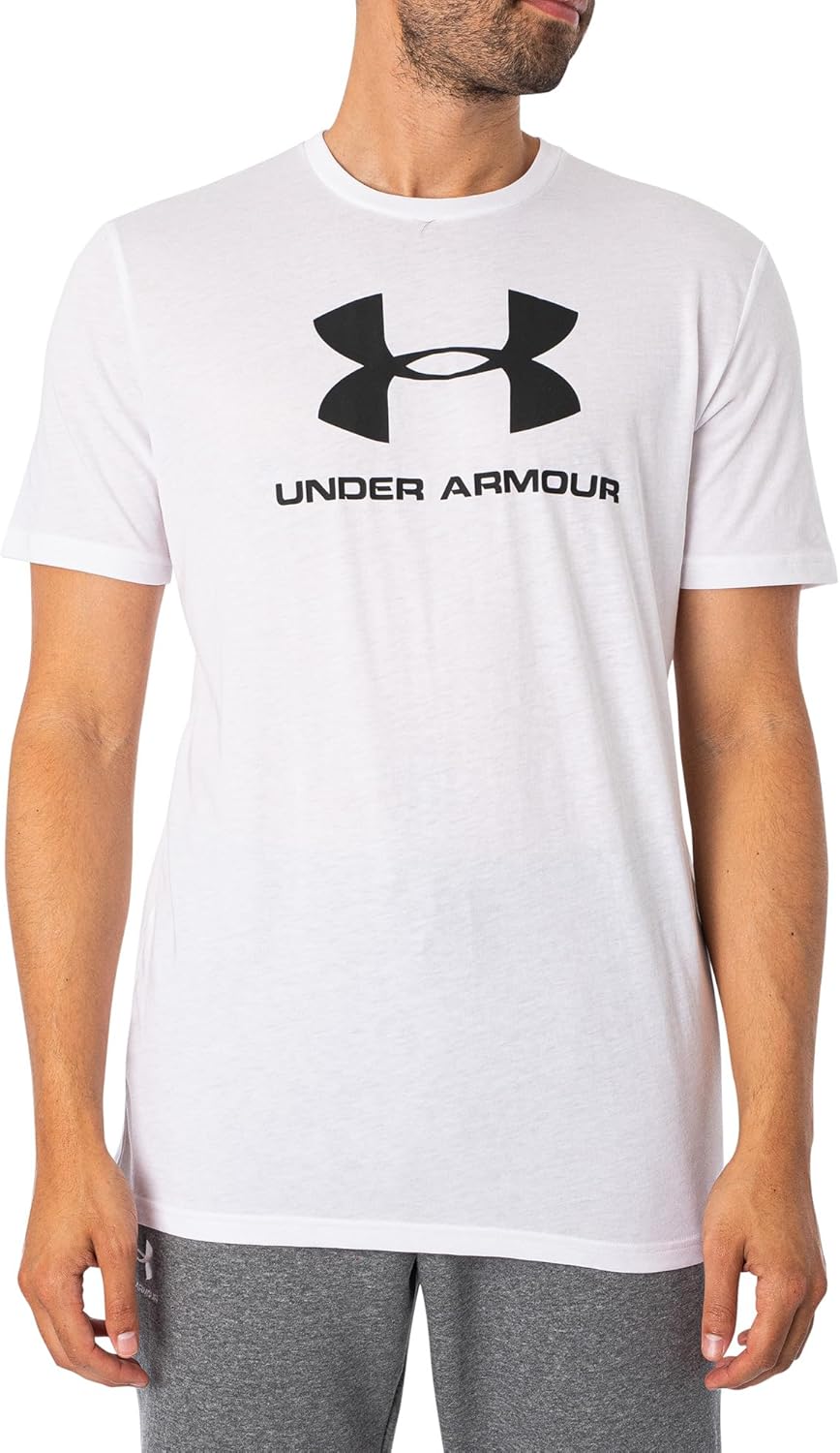 Мужская спортивная футболка с коротким рукавом и логотипом Under Armour, White, Белый, Мужская спортивная футболка с коротким рукавом и логотипом Under Armour, White
Мужская спортивная футболка с коротким рукавом и логотипом Under Armour, White, Белый, Мужская спортивная футболка с коротким рукавом и логотипом Under Armour, White