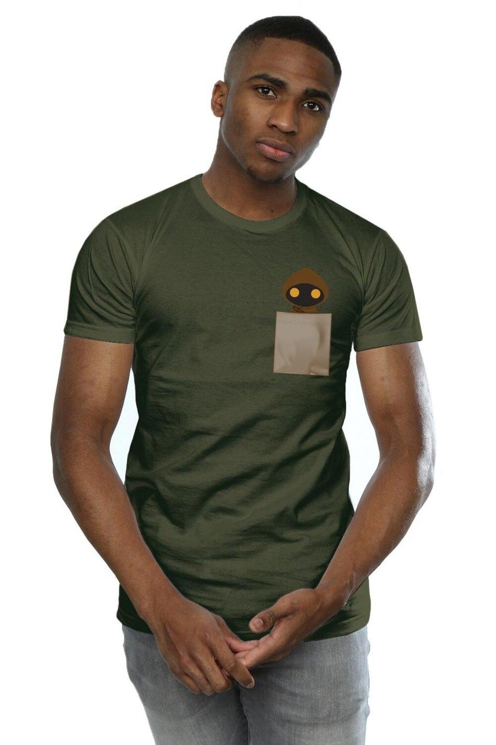 Футболка с карманным принтом Jawa Star Wars, зеленый
Футболка с карманным принтом Jawa Star Wars, зеленый