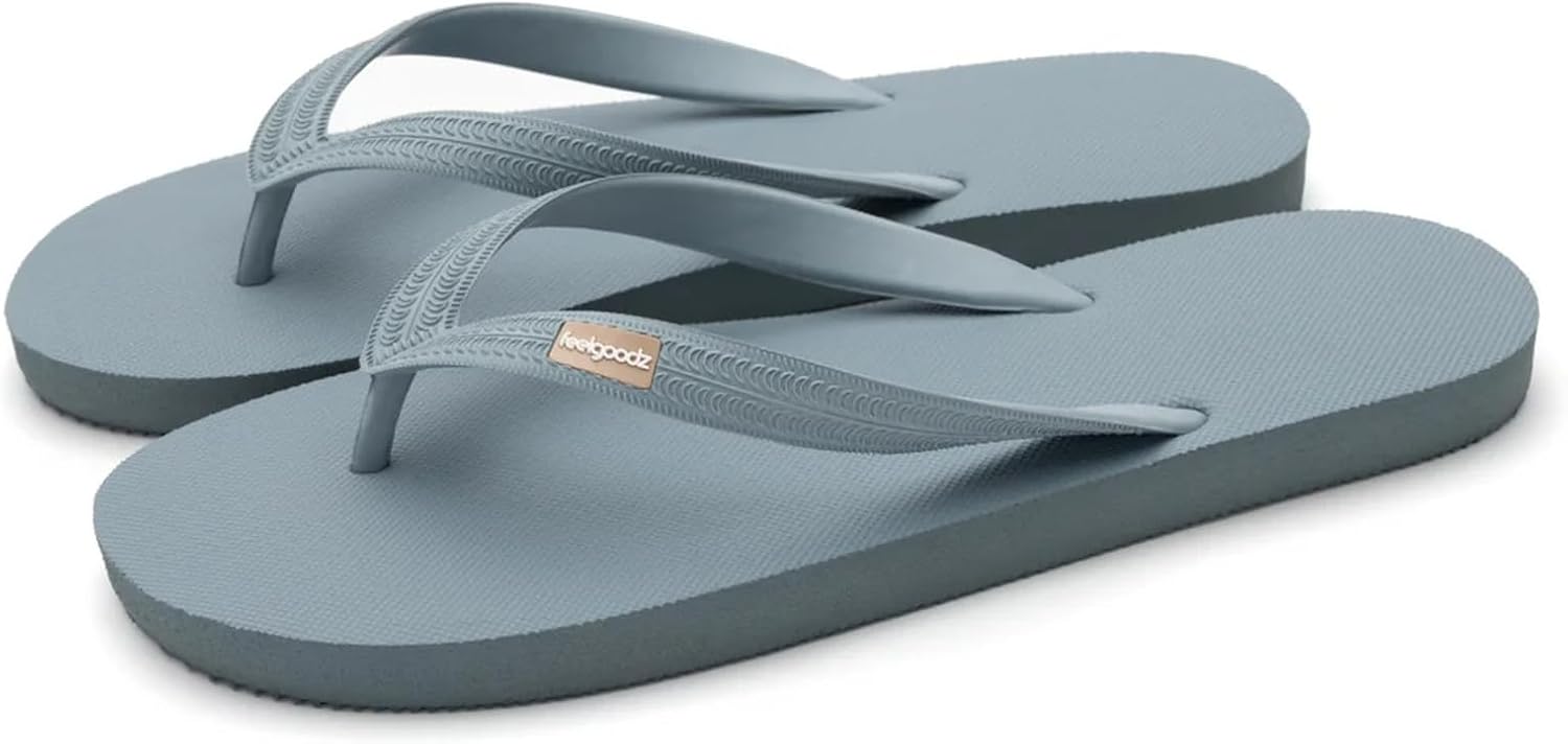 Мужские классические резиновые шлепанцы Feelgoodz - водонепроницаемые, 100 натуральный резина и полностью веганские сандалии, сертифицированные по стандарту справедливой торговли, экологически чистые и ремесленно изготовленные, Neptune
Мужские классические резиновые шлепанцы Feelgoodz - водонепроницаемые, 100 натуральный резина и полностью веганские сандалии, сертифицированные по стандарту справедливой торговли, экологически чистые и ремесленно изготовленные, Neptune