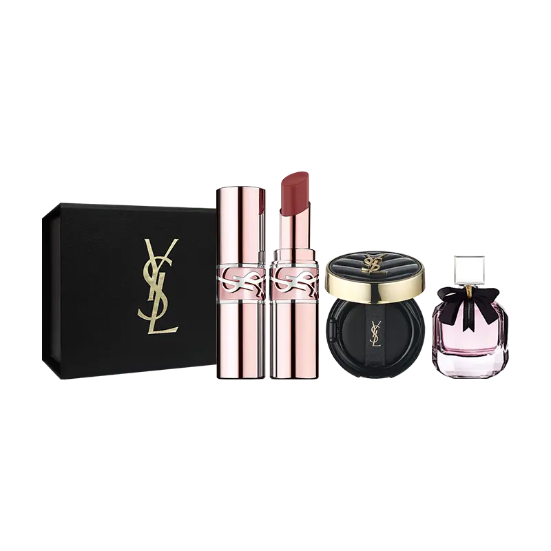 SAINT LAURENT Набор серебряных туб помады и парфюма в подарочной упаковке, стойкий сияющий
SAINT LAURENT Набор серебряных туб помады и парфюма в подарочной упаковке, стойкий сияющий