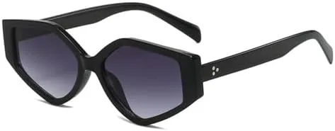 Солнцезащитные очки Polygon для женщин, модные очки с градиентными линзами, винтажные солнцезащитные очки для мужчин с заклепками MTZJH, Black Gray Gradient
Солнцезащитные очки Polygon для женщин, модные очки с градиентными линзами, винтажные солнцезащитные очки для мужчин с заклепками MTZJH, Black Gray Gradient