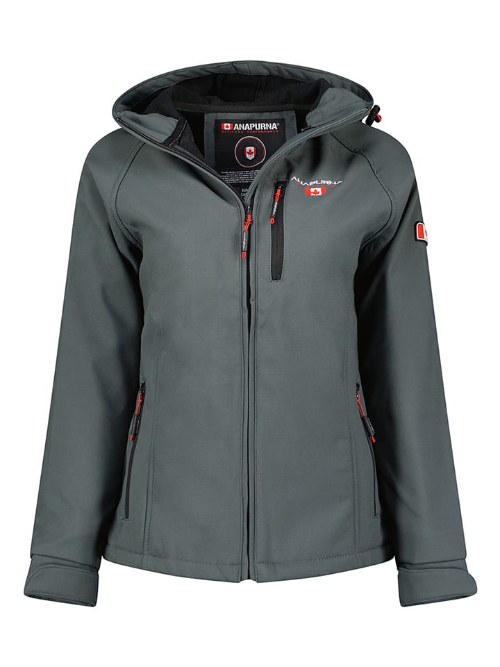 Куртка софтшелл Tacerana антрацитового цвета ANAPURNA
Куртка софтшелл Tacerana антрацитового цвета ANAPURNA