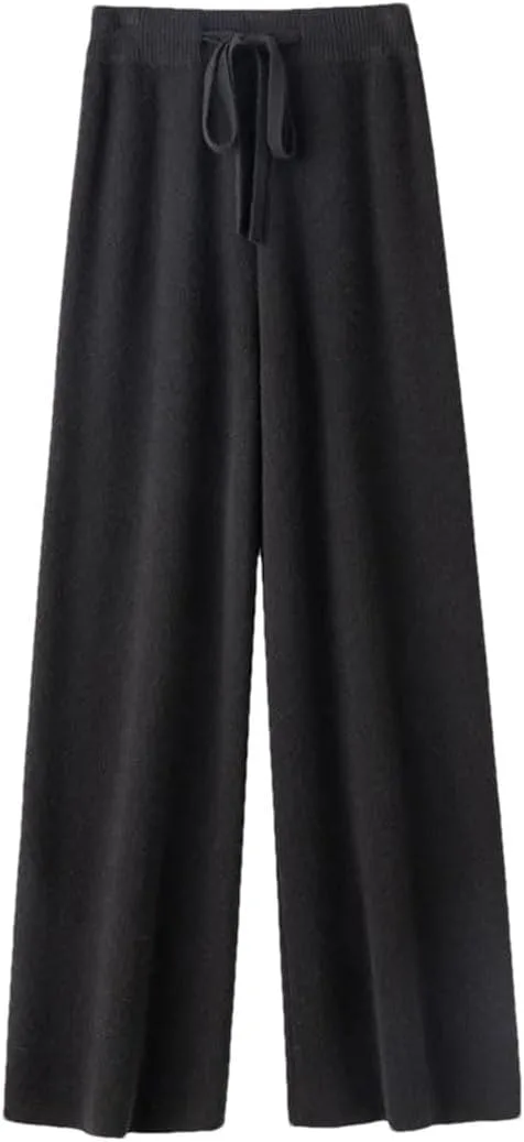 Женские шерстяные брюки с широкими штанинами и высокой талией
Женские шерстяные брюки с широкими штанинами и высокой талией