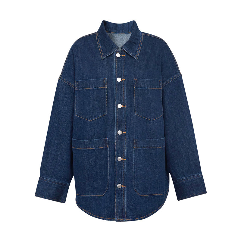 Повседневная джинсовая куртка Deep Breath средней длины с лацканами, синий
Повседневная джинсовая куртка Deep Breath средней длины с лацканами, синий