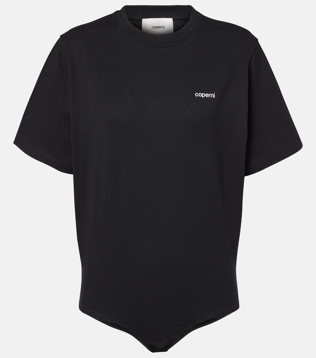 Боди из хлопка с логотипом Coperni, черный
Боди из хлопка с логотипом Coperni, черный