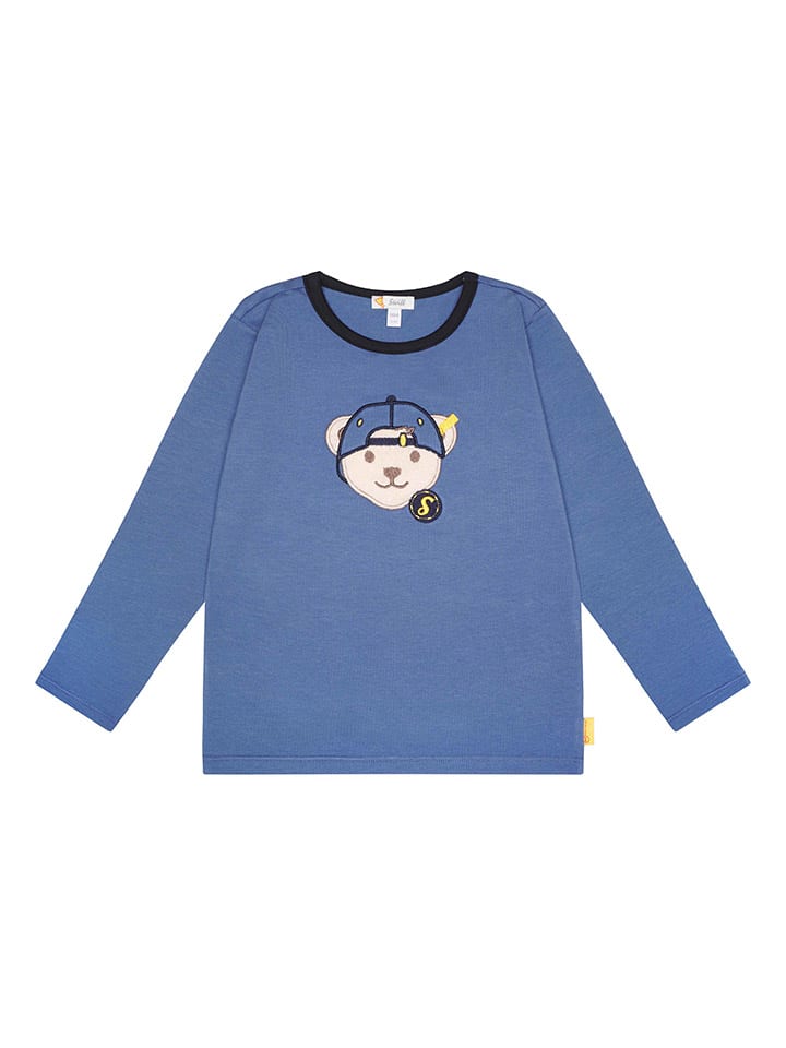 Рубашка с длинным рукавом Steiff, синий
Рубашка с длинным рукавом Steiff, синий