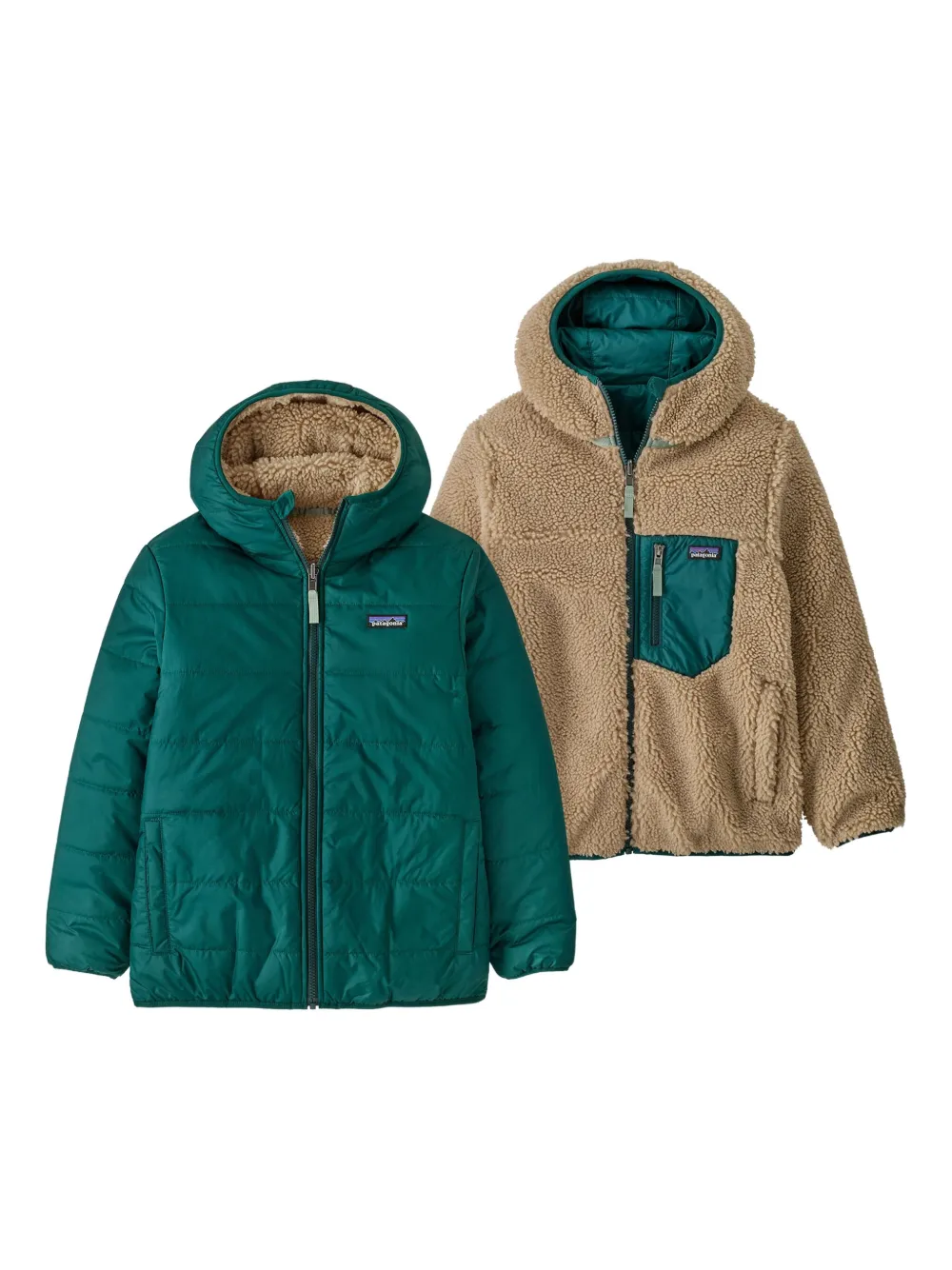 Двусторонняя утеплённая куртка Ready Freddy Patagonia Kids, зеленый
Двусторонняя утеплённая куртка Ready Freddy Patagonia Kids, зеленый