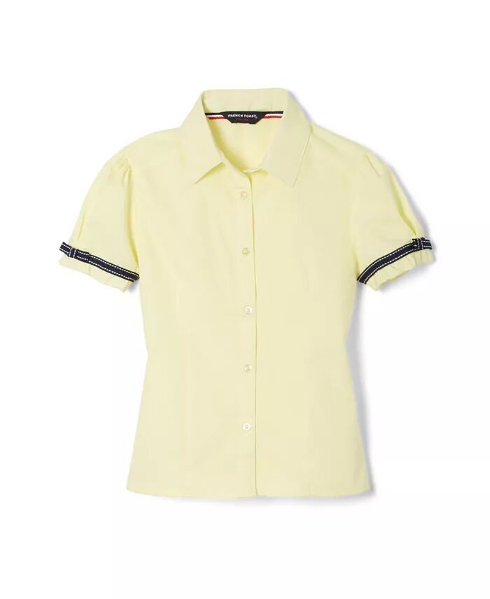 Блузка с короткими рукавами и бантом для маленьких девочек French Toast, желтый
Блузка с короткими рукавами и бантом для маленьких девочек French Toast, желтый