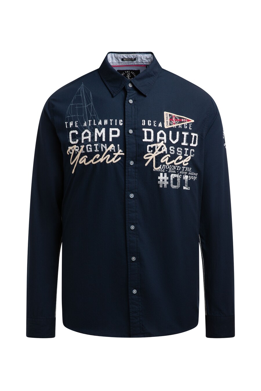 Рубашка Slim Fit на пуговицах CAMP DAVID, синий
Рубашка Slim Fit на пуговицах CAMP DAVID, синий