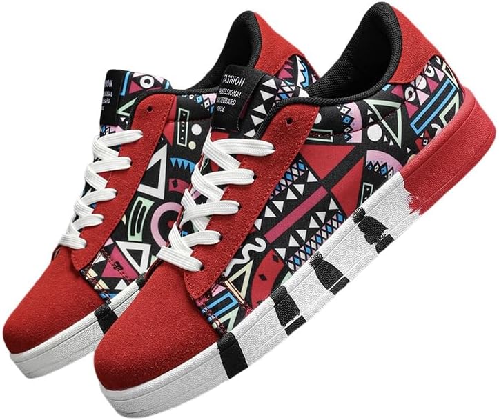 Мужские кеды Clolinde большого размера на плоской подошве - дышащие легкие модные кроссовки для студентов для повседневной носки, красный
Мужские кеды Clolinde большого размера на плоской подошве - дышащие легкие модные кроссовки для студентов для повседневной носки, красный