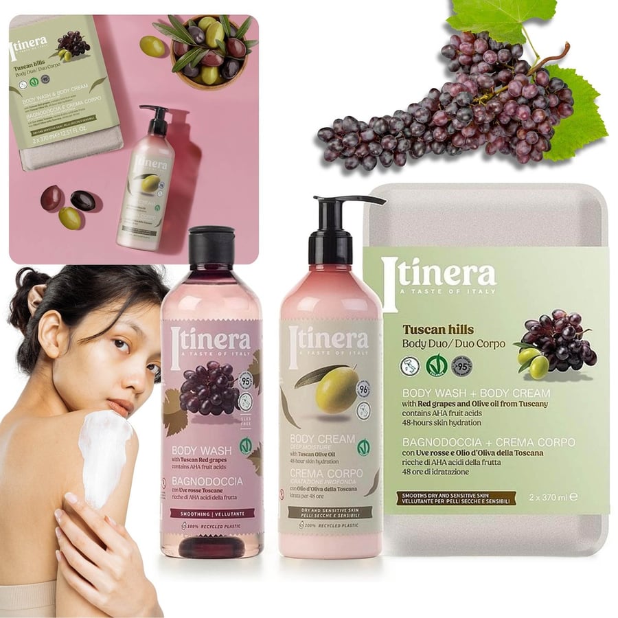 Подарочный набор ITINERA: увлажняющий лосьон для тела + кондиционер для вьющихся волос 2x370 мл sarcia.eu
Подарочный набор ITINERA: увлажняющий лосьон для тела + кондиционер для вьющихся волос 2x370 мл sarcia.eu