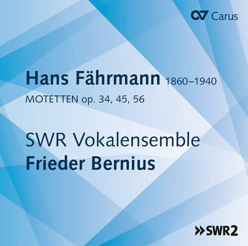 CD диск Fahrmann / Swr Vokalensemble Stuttgart / Bernius: Motets 34 / 45 / 56
CD диск Fahrmann / Swr Vokalensemble Stuttgart / Bernius: Motets 34 / 45 / 56