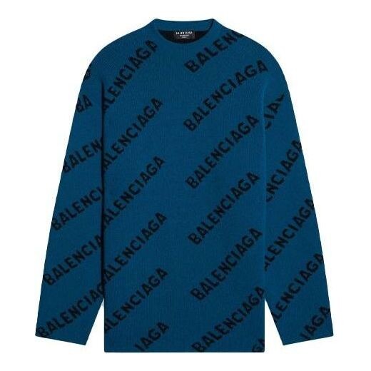 Свитер all over logo crewneck wool knit sweater 'petrol blue' Balenciaga, синий
Свитер all over logo crewneck wool knit sweater 'petrol blue' Balenciaga, синий