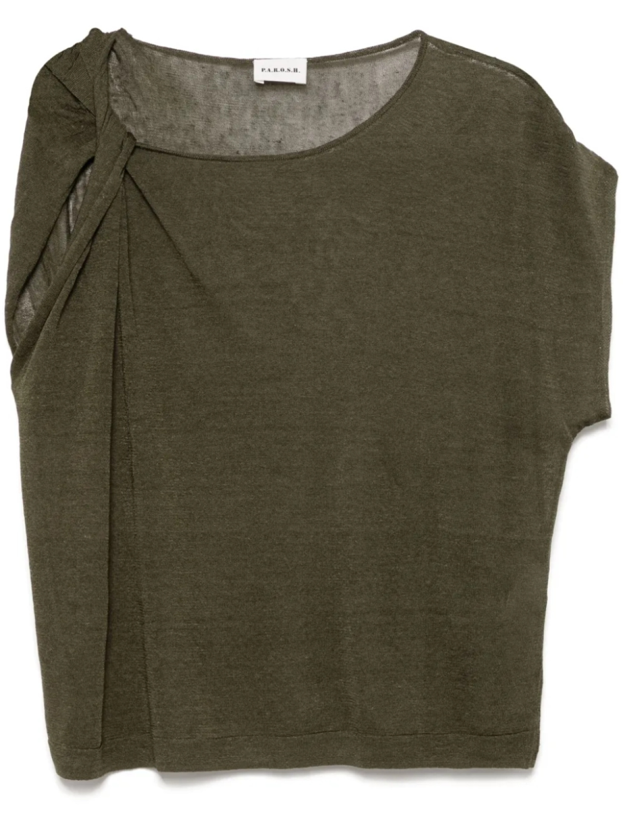 Топ с закрученной деталью PAROSH P.A.R.O.S.H., зеленый
Топ с закрученной деталью PAROSH P.A.R.O.S.H., зеленый