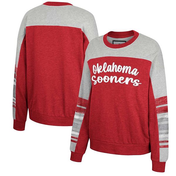 Женский свитшот Oklahoma Sooners Baby Talk цвета малиновый/серый Colosseum
Женский свитшот Oklahoma Sooners Baby Talk цвета малиновый/серый Colosseum