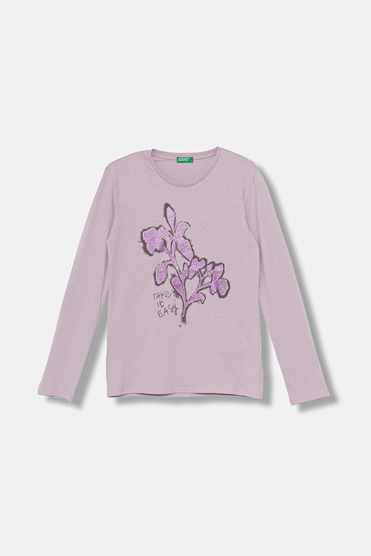 Детская хлопковая кофта с длинным рукавом United Colors Of Benetton, фиолетовый
Детская хлопковая кофта с длинным рукавом United Colors Of Benetton, фиолетовый