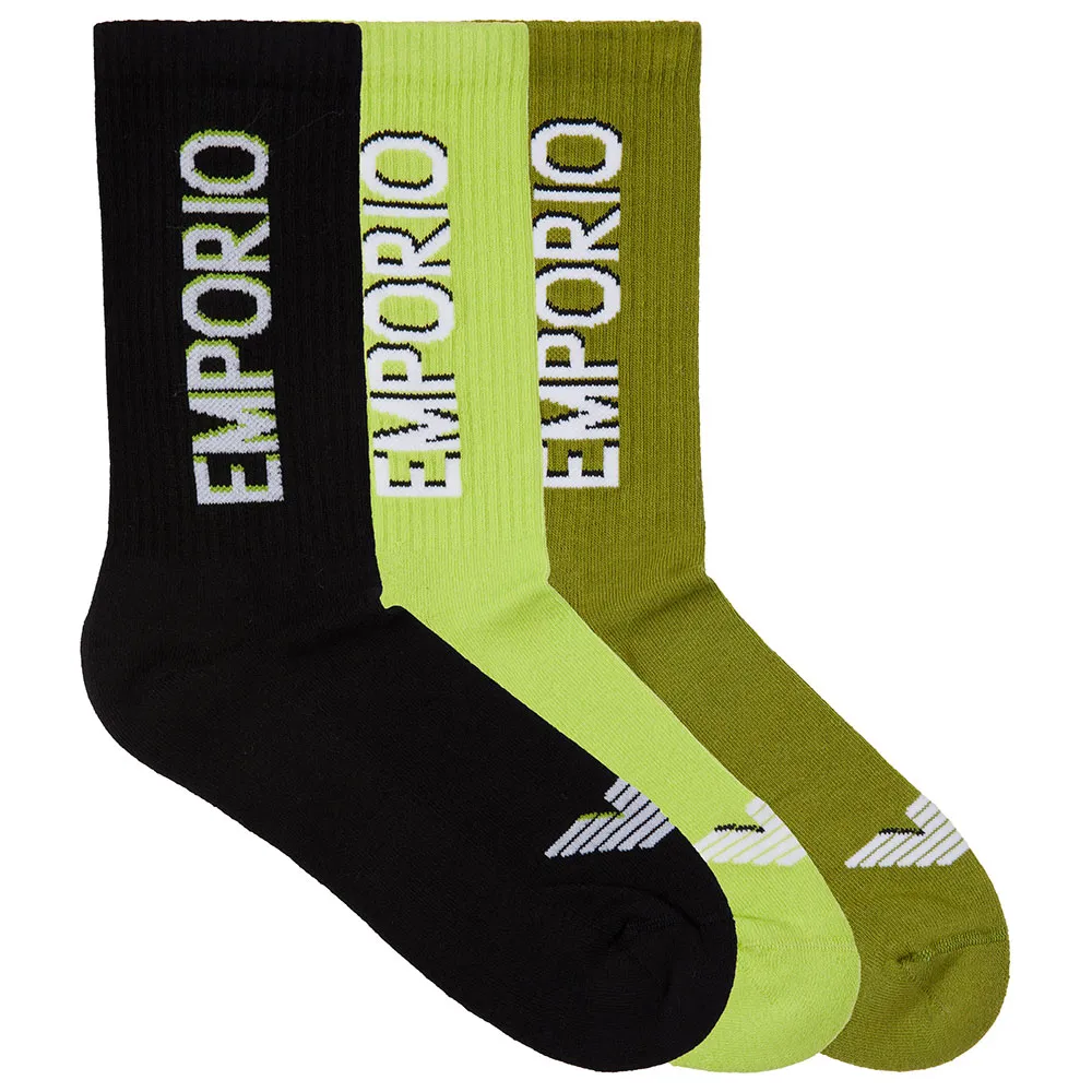 Носки 3 шт Emporio Armani EM000554_AF12299 short, зеленый
Носки 3 шт Emporio Armani EM000554_AF12299 short, зеленый