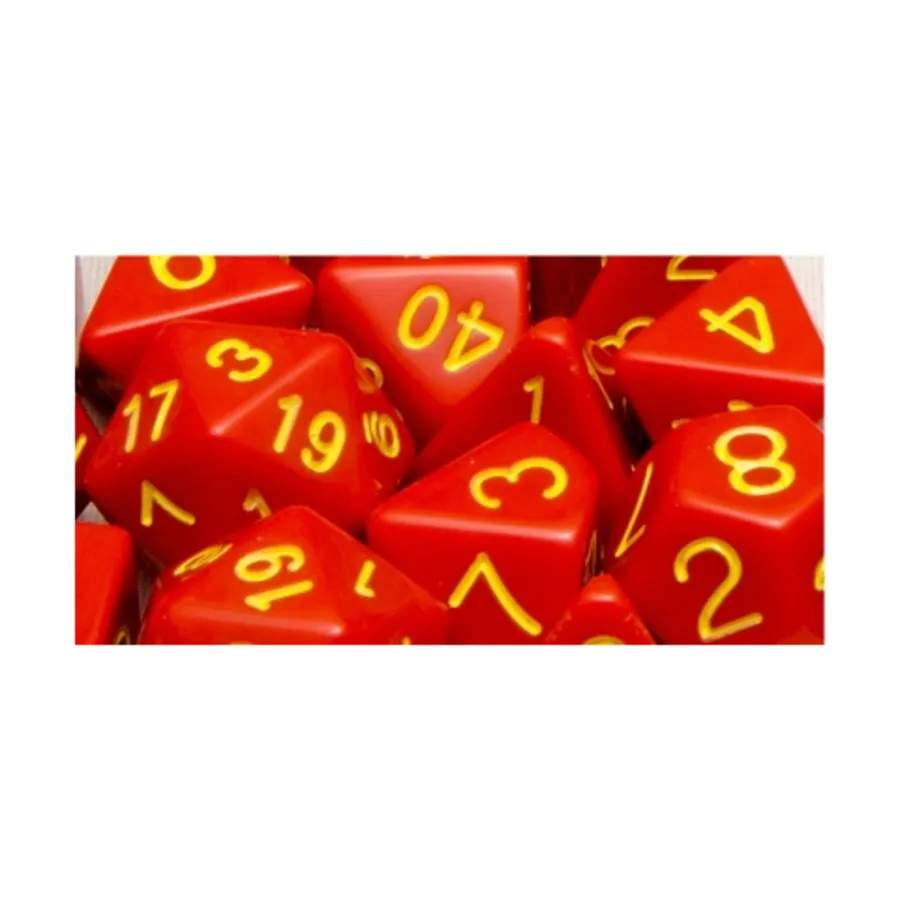 Набор Poly — непрозрачный красный с золотом (15), Game Dice - Opaque (Role 4 Initiative)
Набор Poly — непрозрачный красный с золотом (15), Game Dice - Opaque (Role 4 Initiative)
