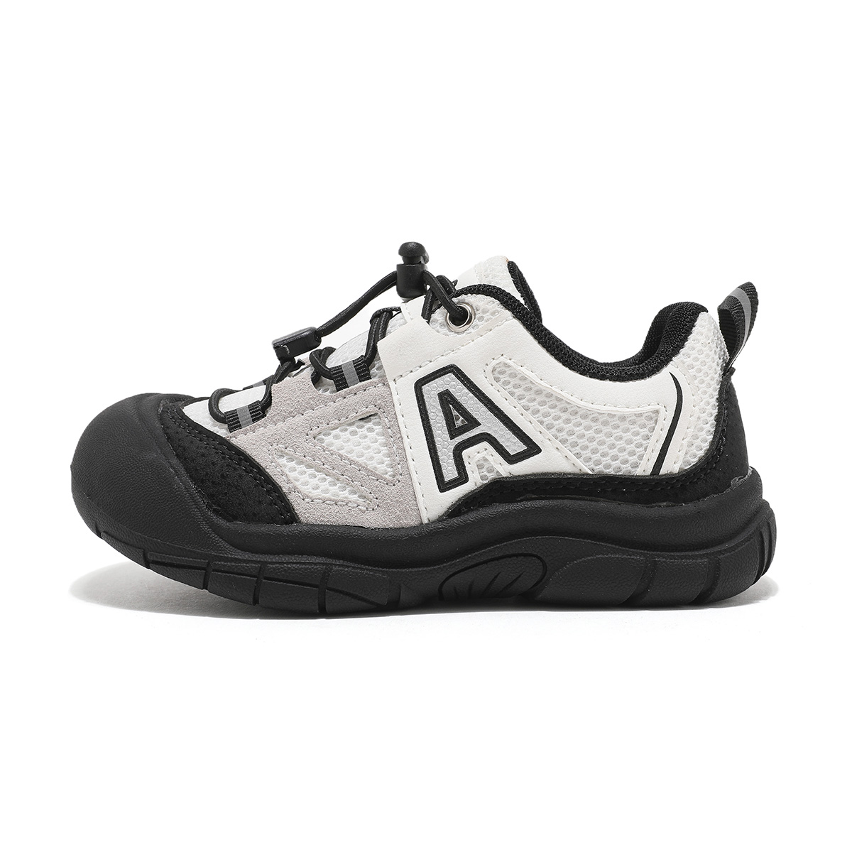 Нескользящие, легкие, амортизирующие, низкие, повседневные кроссовки для детей ABC KIDS, черный/белый 
Нескользящие, легкие, амортизирующие, низкие, повседневные кроссовки для детей ABC KIDS, черный/белый