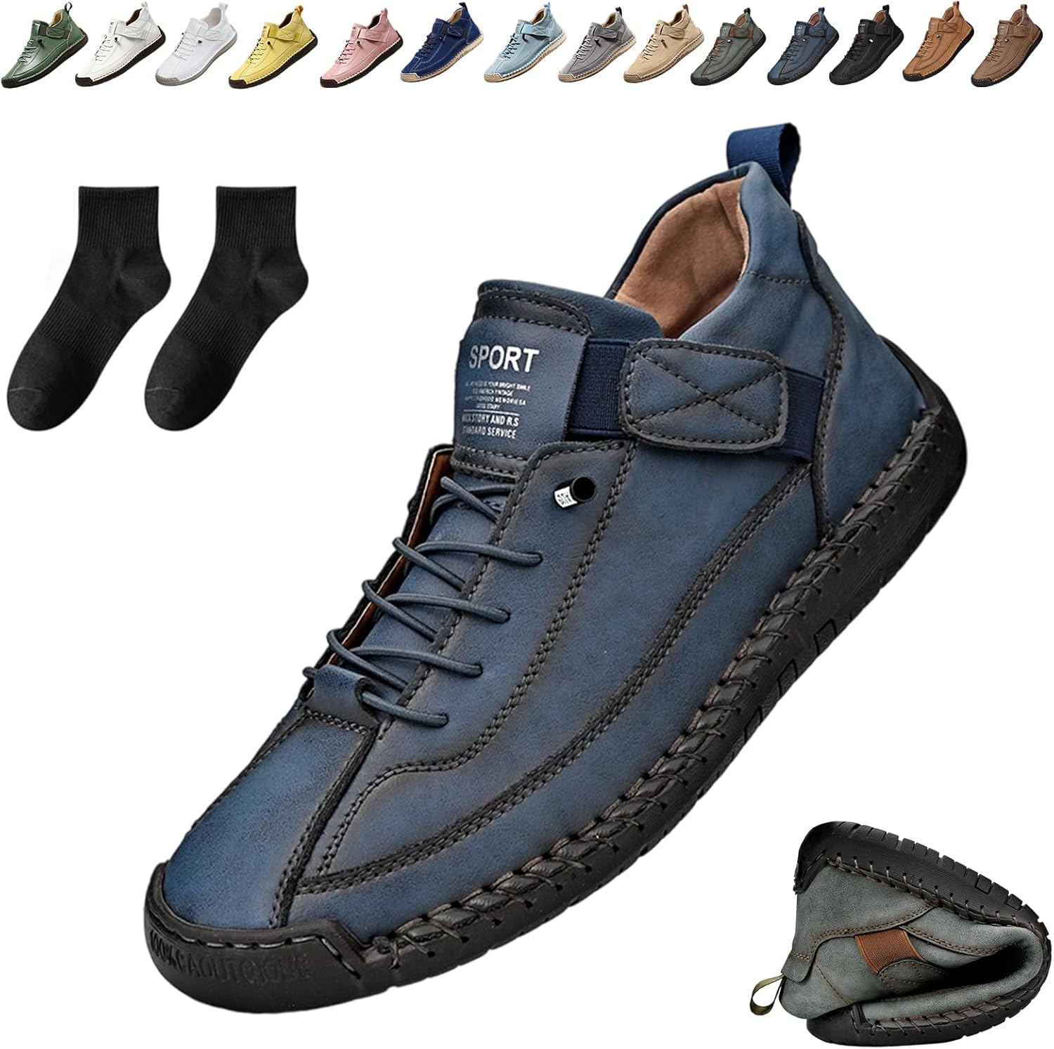 Удобные ортопедические кроссовки Ufladi, 2026 год. Новые, унисекс, ручная работа, кожаные, удобные, с поддержкой свода стопы, темно-синий
Удобные ортопедические кроссовки Ufladi, 2026 год. Новые, унисекс, ручная работа, кожаные, удобные, с поддержкой свода стопы, темно-синий