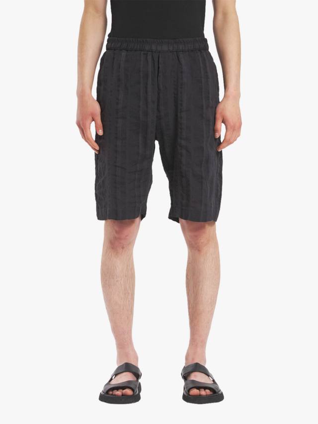 Cana Linen Cotton полосатые джоггеры-шорты Barena, Grafite
Cana Linen Cotton полосатые джоггеры-шорты Barena, Grafite