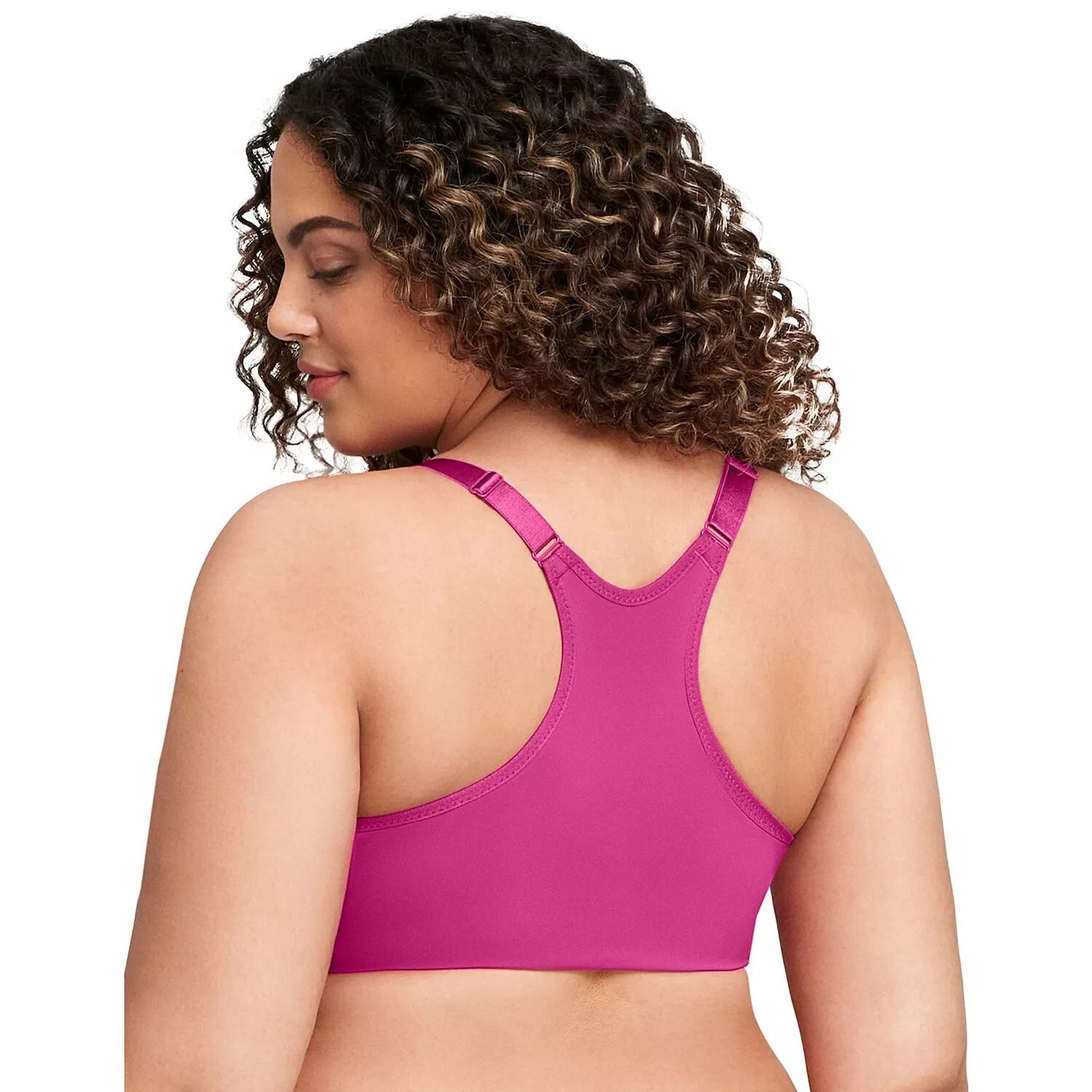 Бюстгальтер Wonderwire для полной фигуры больших размеров Glamorise с застежкой спереди и разглаживающей спинкой 1247 Glamorise 
Бюстгальтер Wonderwire для полной фигуры больших размеров Glamorise с застежкой спереди и разглаживающей спинкой 1247 Glamorise