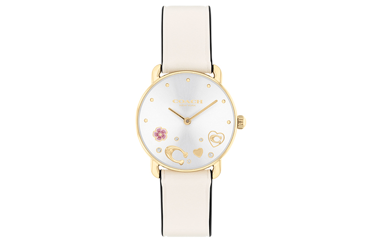 Часы женские COACH ELLIOT кварцевые с кожаным ремешком, белый циферблат 28 мм
Часы женские COACH ELLIOT кварцевые с кожаным ремешком, белый циферблат 28 мм