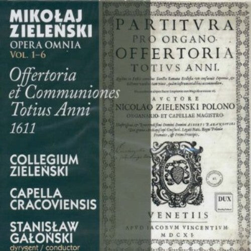 CD диск Zielenski / Collegium Zielenski / Galonski: Offertoria Et Communiones Totius Anni 1611
CD диск Zielenski / Collegium Zielenski / Galonski: Offertoria Et Communiones Totius Anni 1611