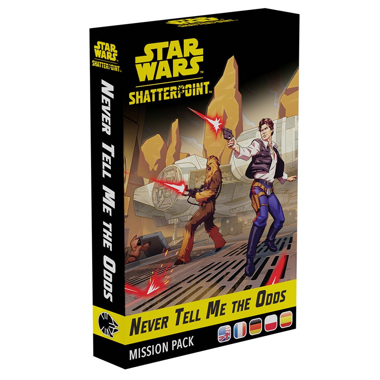Миниатюра Star Wars: Shatterpoint - Never Tell Me the Odds Mission Pack
Миниатюра Star Wars: Shatterpoint - Never Tell Me the Odds Mission Pack