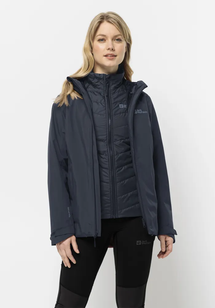 Функциональная куртка 3-в-1 Jack Wolfskin "GLAABACH 3IN1 JKT W" (2 шт.), с капюшоном, синий
Функциональная куртка 3-в-1 Jack Wolfskin "GLAABACH 3IN1 JKT W" (2 шт.), с капюшоном, синий