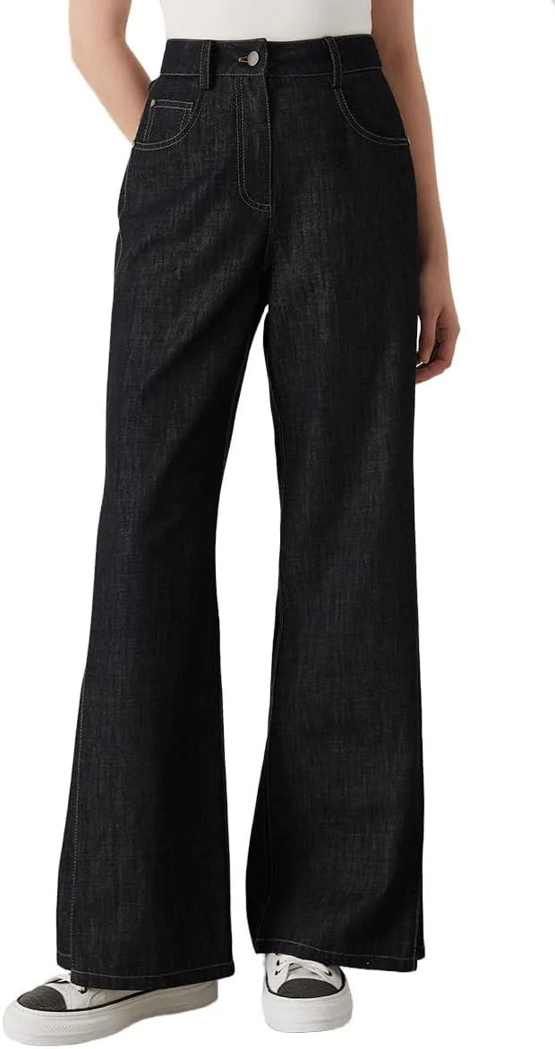Женские брюки Wide Leg Denim из хлопковой смеси, KX7513240 Serathinan
Женские брюки Wide Leg Denim из хлопковой смеси, KX7513240 Serathinan