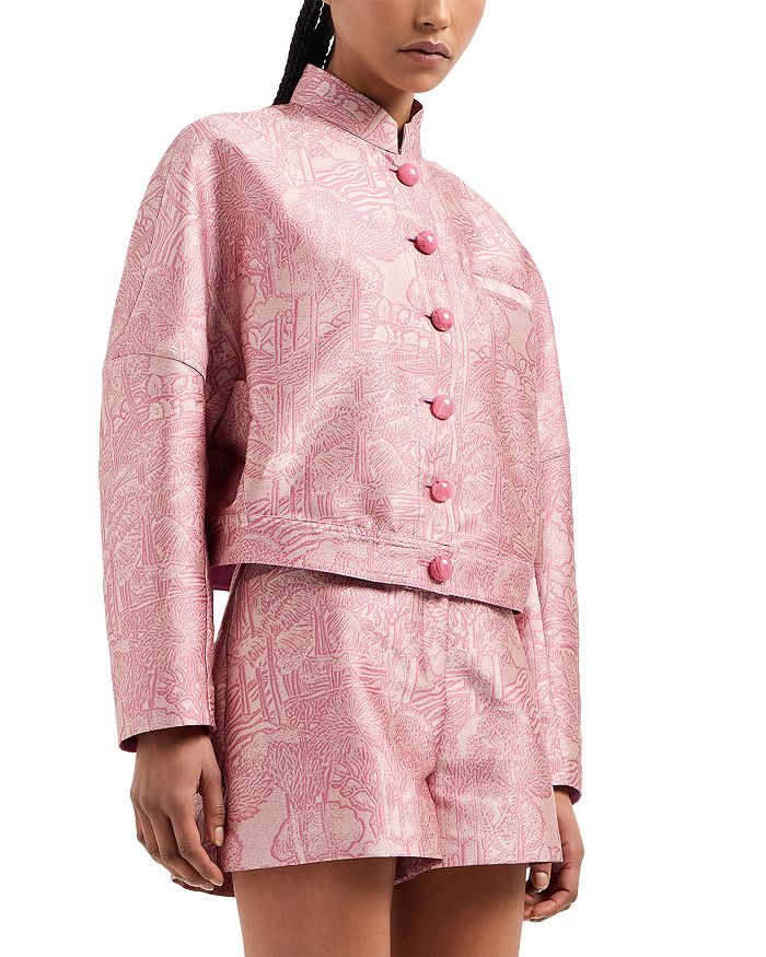 Экзотические жаккардовые шорты Emporio Armani, розовый
Экзотические жаккардовые шорты Emporio Armani, розовый