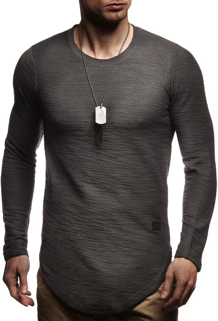 Leif Nelson мужской модный пуловер с длинным рукавом Slim Fit LN6298
Leif Nelson мужской модный пуловер с длинным рукавом Slim Fit LN6298