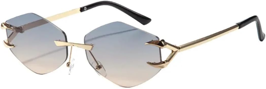 Солнцезащитные очки с защитой UV400 | Металлическая оправа, стиль «кошачий глаз», панк | Для женщин и мужчин, для занятий спортом на открытом воздухе и вождения DSVIGF, Gold-greenyellow
Солнцезащитные очки с защитой UV400 | Металлическая оправа, стиль «кошачий глаз», панк | Для женщин и мужчин, для занятий спортом на открытом воздухе и вождения DSVIGF, Gold-greenyellow