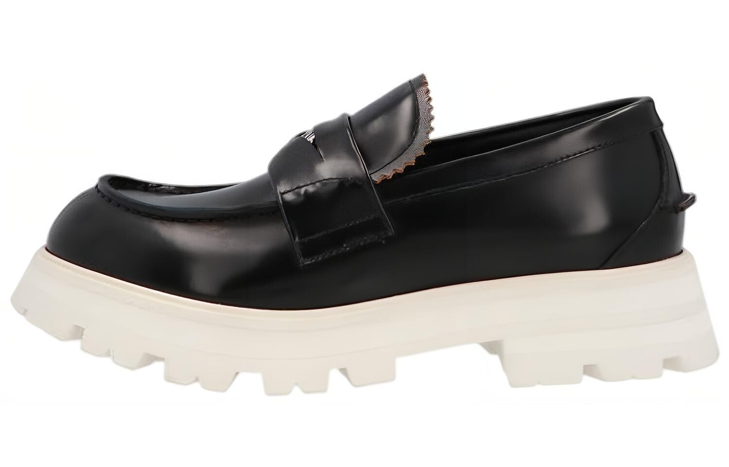 Кожаные пенни-лоферы с контрастной подошвой, черные, белые Alexander Mcqueen
Кожаные пенни-лоферы с контрастной подошвой, черные, белые Alexander Mcqueen