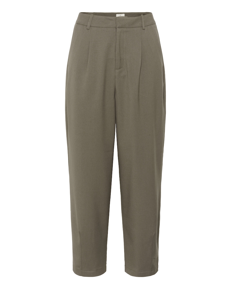 Зауженные брюки со складками спереди Kaffe KAMerle, оливковый
Зауженные брюки со складками спереди Kaffe KAMerle, оливковый