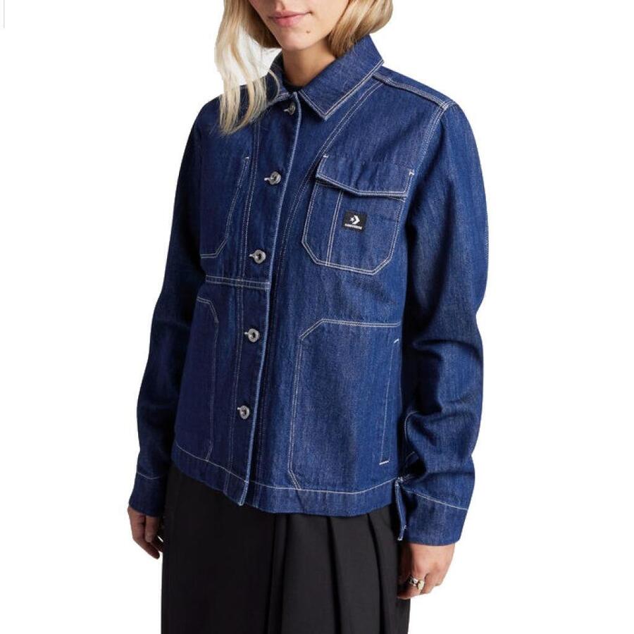 Куртка Converse модель Denim Work Coat цвет синий
Куртка Converse модель Denim Work Coat цвет синий