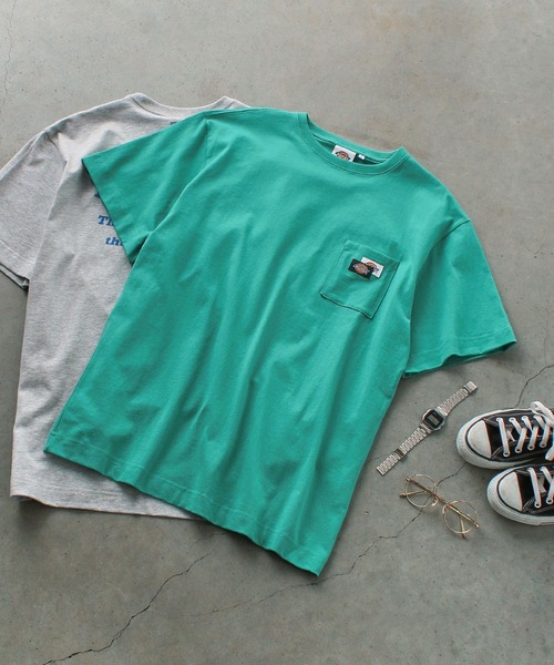 Футболка с коротким рукавом, принтом «Remind Me» и нагрудным карманом Dickies, зеленый
Футболка с коротким рукавом, принтом «Remind Me» и нагрудным карманом Dickies, зеленый