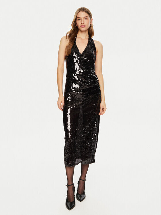 Коктейльное платье стандартного кроя Haveone, черный
Коктейльное платье стандартного кроя Haveone, черный