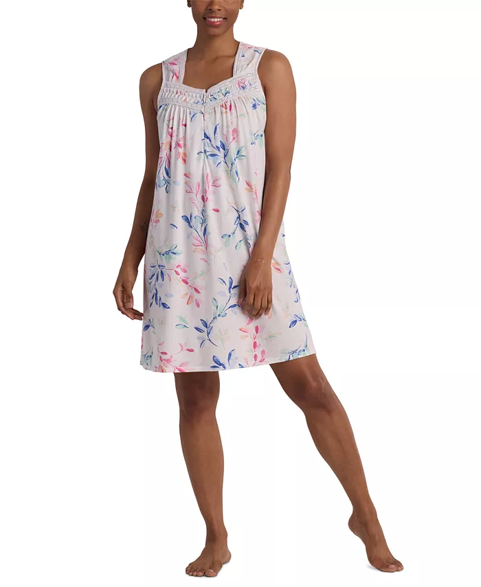 Женская ночная рубашка без рукавов с принтом Miss Elaine, белый
Женская ночная рубашка без рукавов с принтом Miss Elaine, белый