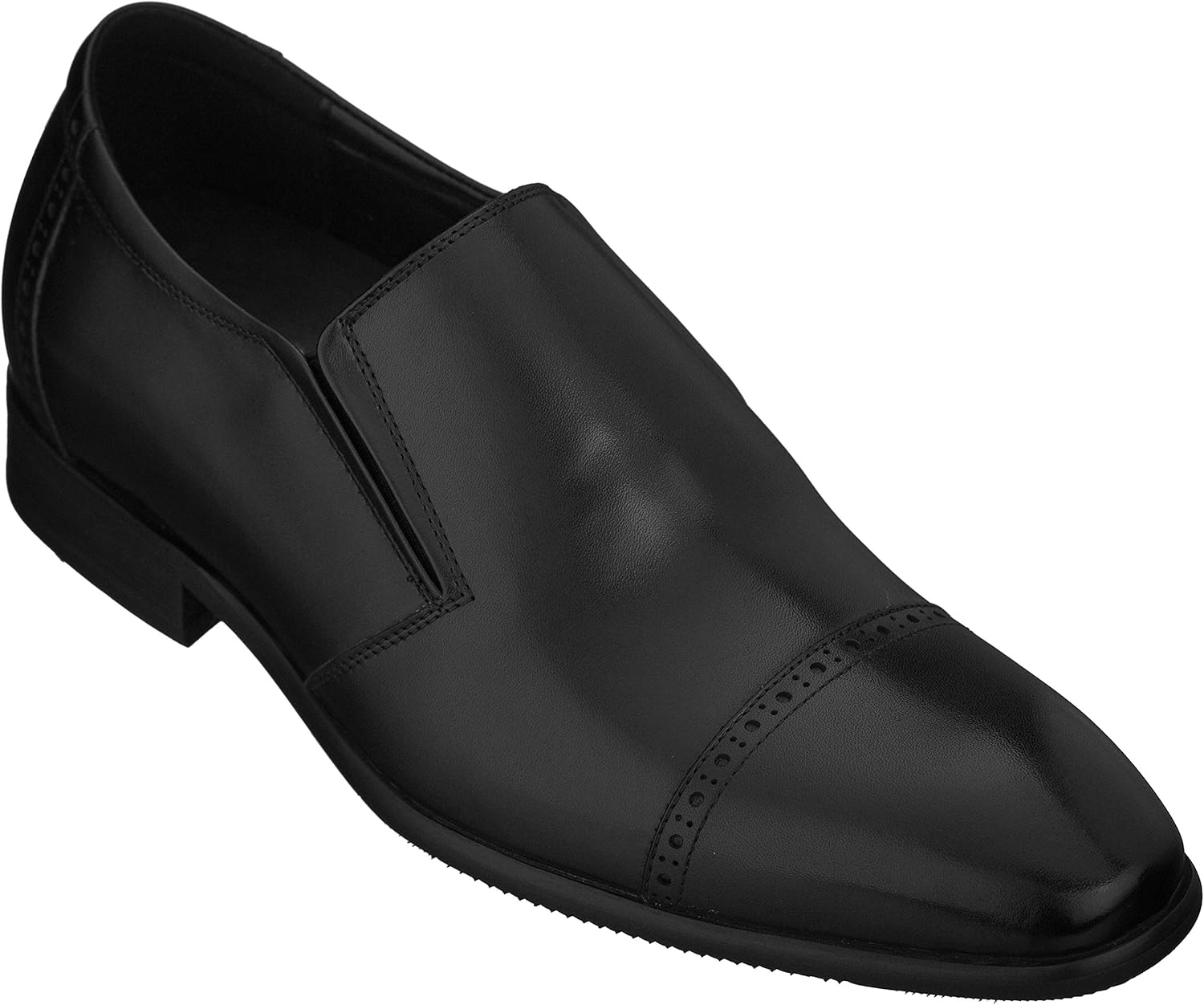 Мужские невидимые обувные вставки для увеличения роста CALTO - Черные кожаные классические лоферы без шнурков - увеличение роста на 6 см - Y6115 - Размер 7 D(M) US
Мужские невидимые обувные вставки для увеличения роста CALTO - Черные кожаные классические лоферы без шнурков - увеличение роста на 6 см - Y6115 - Размер 7 D(M) US