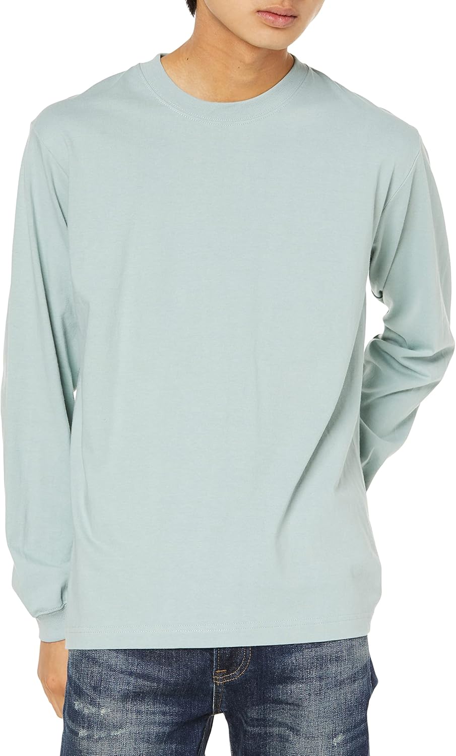 Мужская футболка с длинным рукавом United Athle 501101, плотность ткани 5,6 унций, ребристая отделка 1,6 дюйма, дымчато-зеленый
Мужская футболка с длинным рукавом United Athle 501101, плотность ткани 5,6 унций, ребристая отделка 1,6 дюйма, дымчато-зеленый