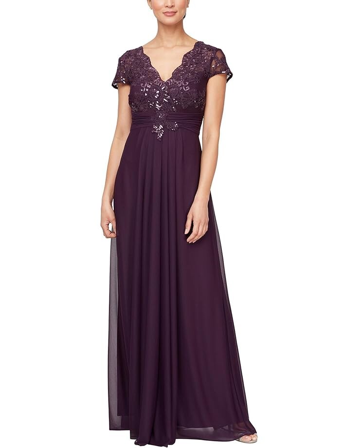 Платье Alex Evenings Long Embroidered A-Line, цвет Eggplant
Платье Alex Evenings Long Embroidered A-Line, цвет Eggplant